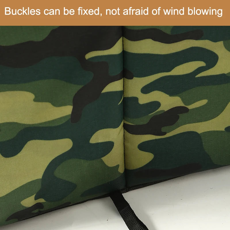 بيت قطط خارجي مقاوم للماء - قابل للطي والغسل دافئ في الشتاء