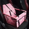 Double-Walled Pet Car Seat with Mesh Storage