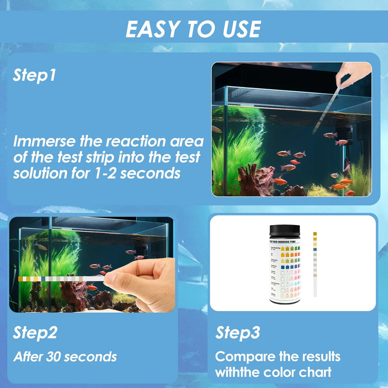 9-in-1 Aquarium Test Strips Kit for Water Quality