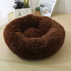 Plush Donut Pet Bed with Raised Edge