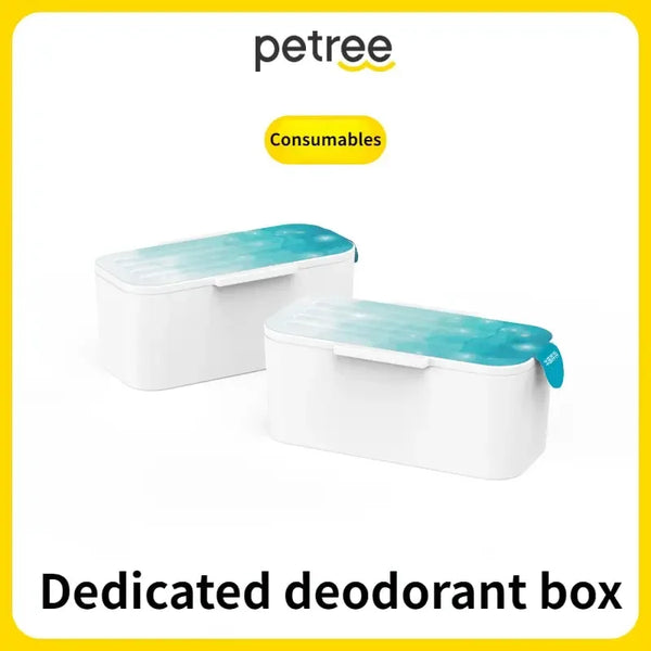 Petree صندوق فضلات القط الأوتوماتيكي مع معطر هواء نباتي آمن