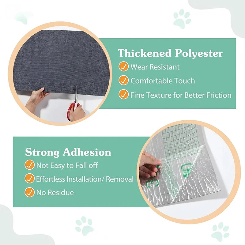Wall Adhesive Cat Scratch Protector for Sofa