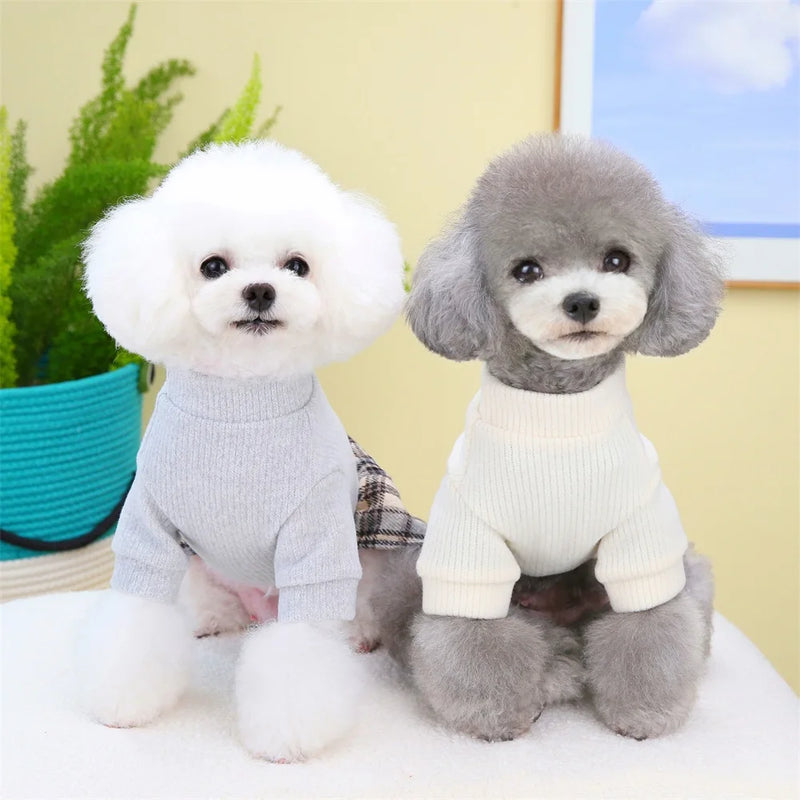 Vestido Clásico de Cuadros para Perro
