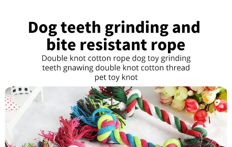 Cotton Rope Dog Toy for Small Dogs