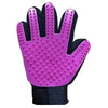 Gants de toilettage en silicone pour animaux