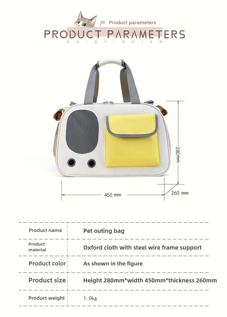 Transporteur léger pour chats et petits chiens