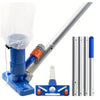 Pool Vacuum Cleaner with 4-Section Pole for Above Ground Pools & Spas