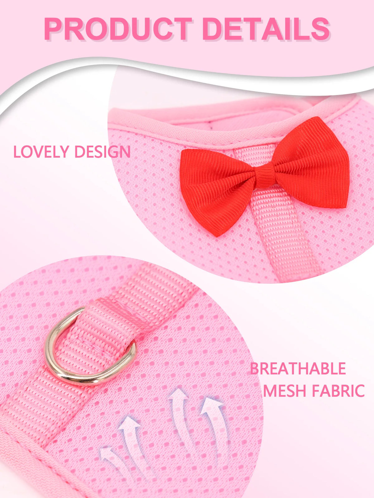 Padded Comfort Leash for Small Pets and Rodents