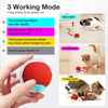 Interactive Chirping Cat Toy Ball with Motion Activation