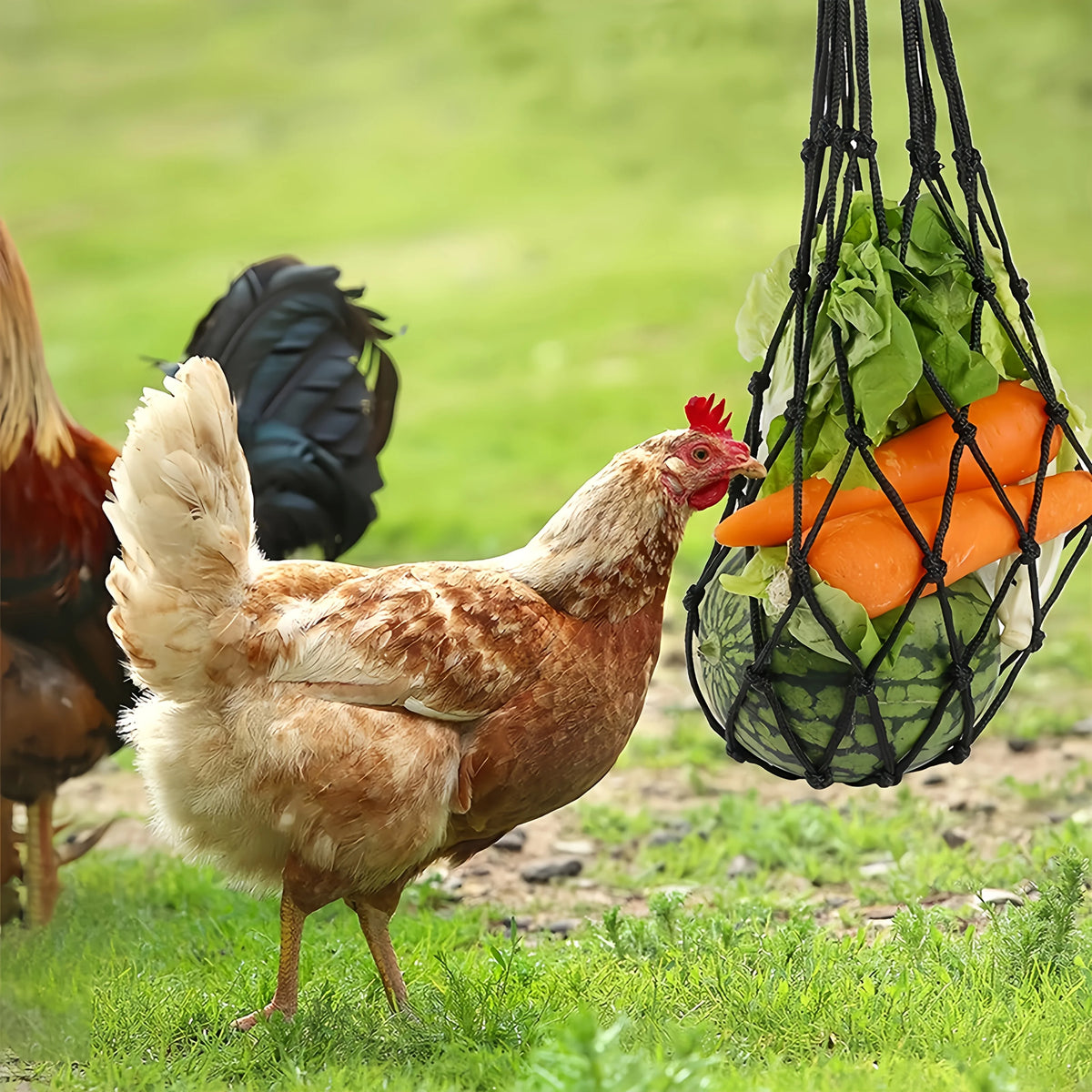 Hanging Poultry Feed Net Bag (2-Pack)