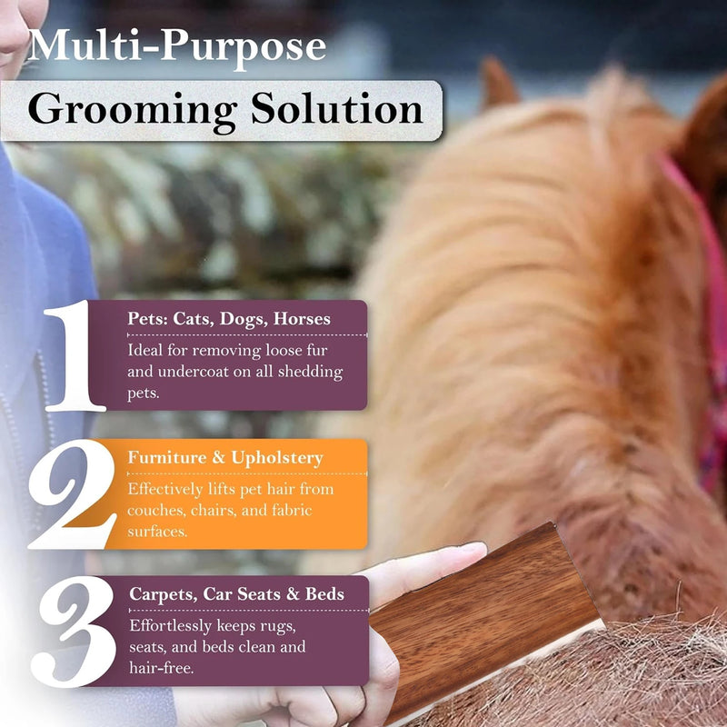 Brosse Multi-Animaux pour Toilettage et Élimination de la Transpiration