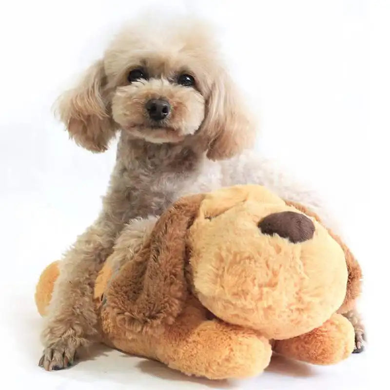 Calming Heartbeat Plush Dog Toy
