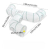 Foldable Cat Play Tunnel with S-Shaped Design