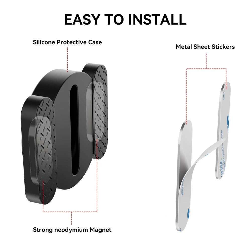 Magnetic Silicone Protective Case for AirTag with Full Coverage