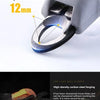 Close-up of a stainless steel pet nail clipper showing the blade and forging details.