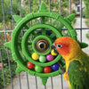 Parrot Spinner Rattle Toy with Colorful Beads