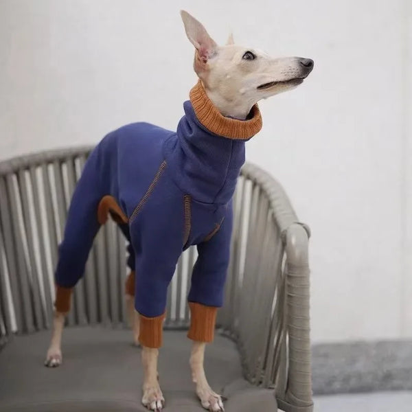 Abrigo de Felpa con Cuello Alto para Perro