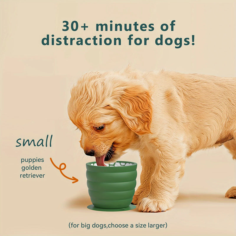 Bol anti-avalage en silicone pour chien