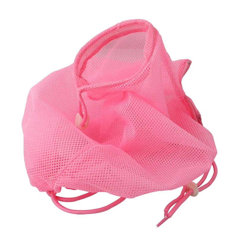 Sac de bain en maille ajustable pour animaux