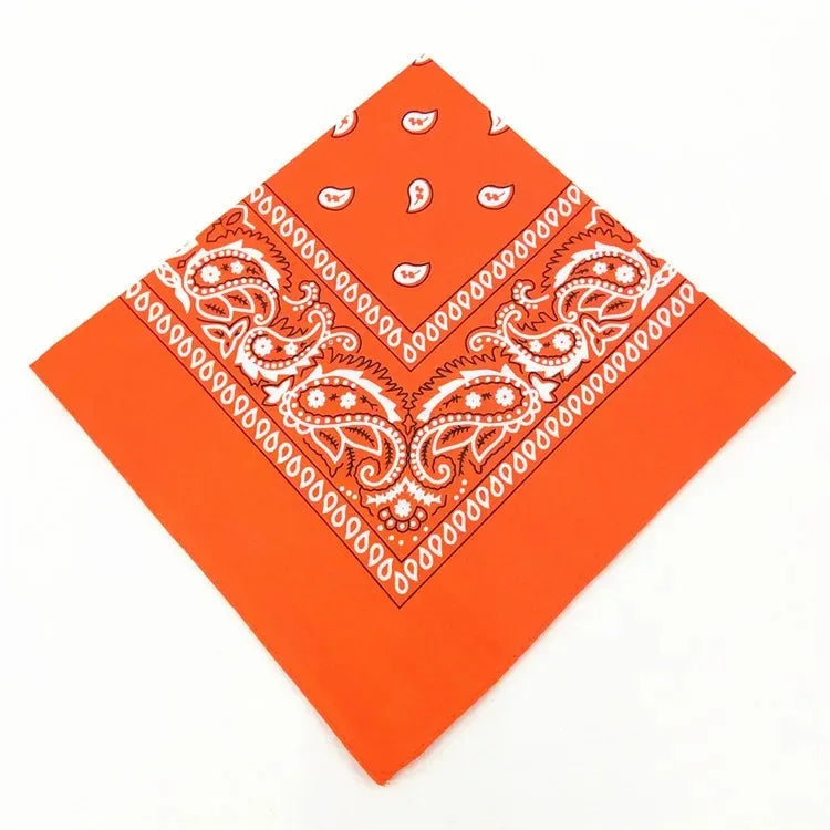Paisley Bandana Headwrap – Unisex Cotton-Poly Scarf for Men and Women