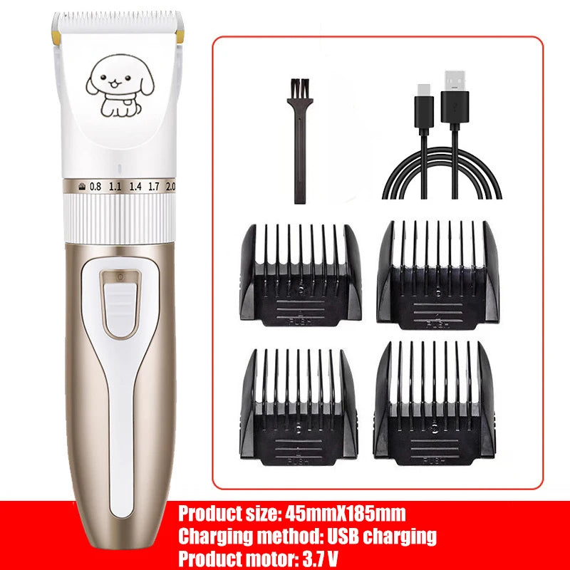 Cordless Rechargeable Pet Grooming Clipper