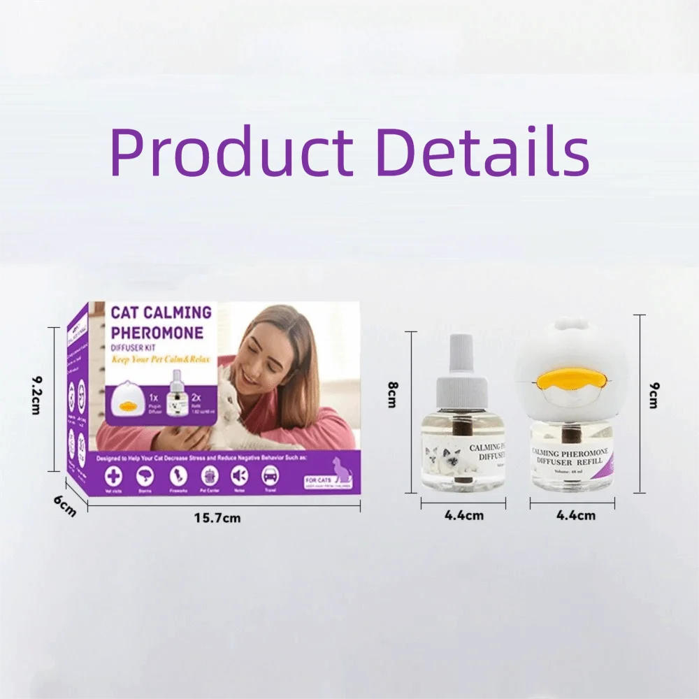 Cat Calming Pheromone Diffuser Kit with 2 Refills