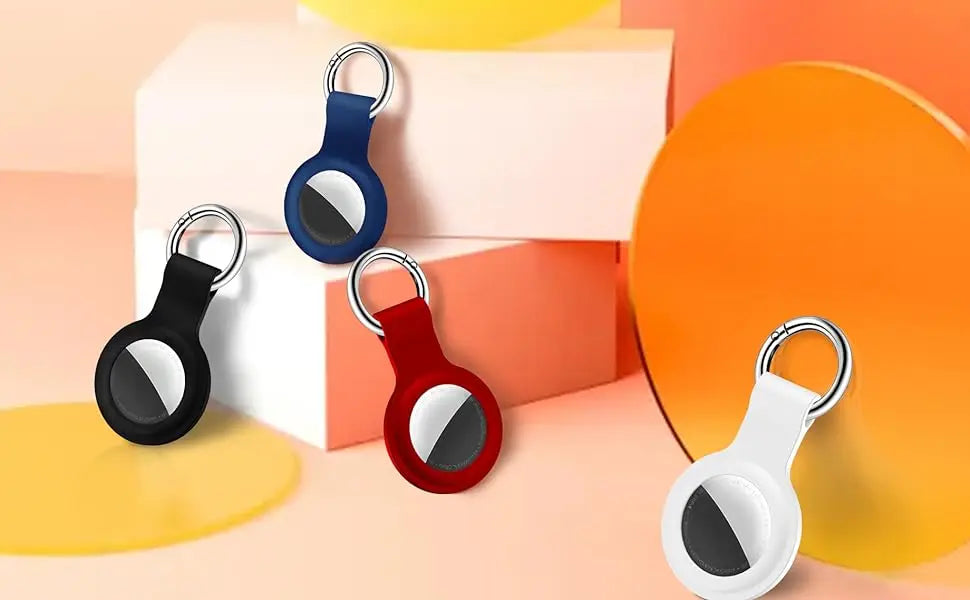 Silicone AirTag Case with Keychain