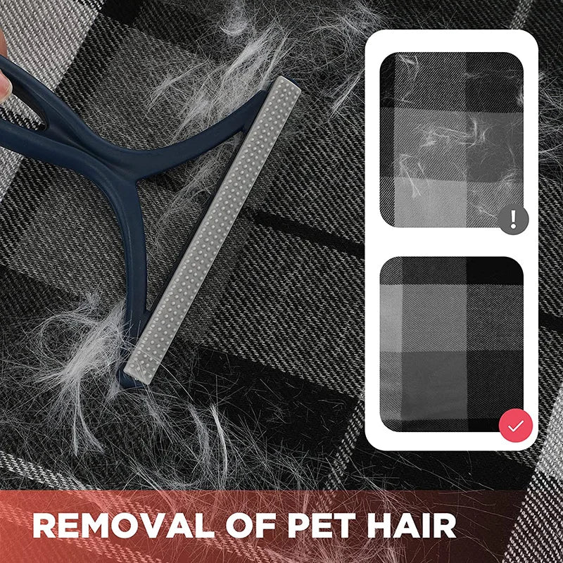 Double-Sided Pet Hair Remover and Fabric Shaver