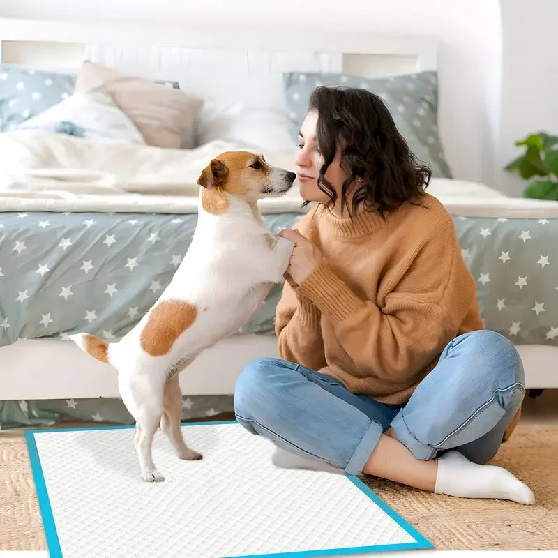Extra-Strength Disposable Dog Training Pads with Leak-Proof Protection