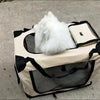Transportín Plegable para Mascotas con Interior Acolchado