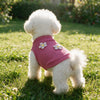 Floral Rose Waffle Vest for Small Dogs — Breathable Summer Top