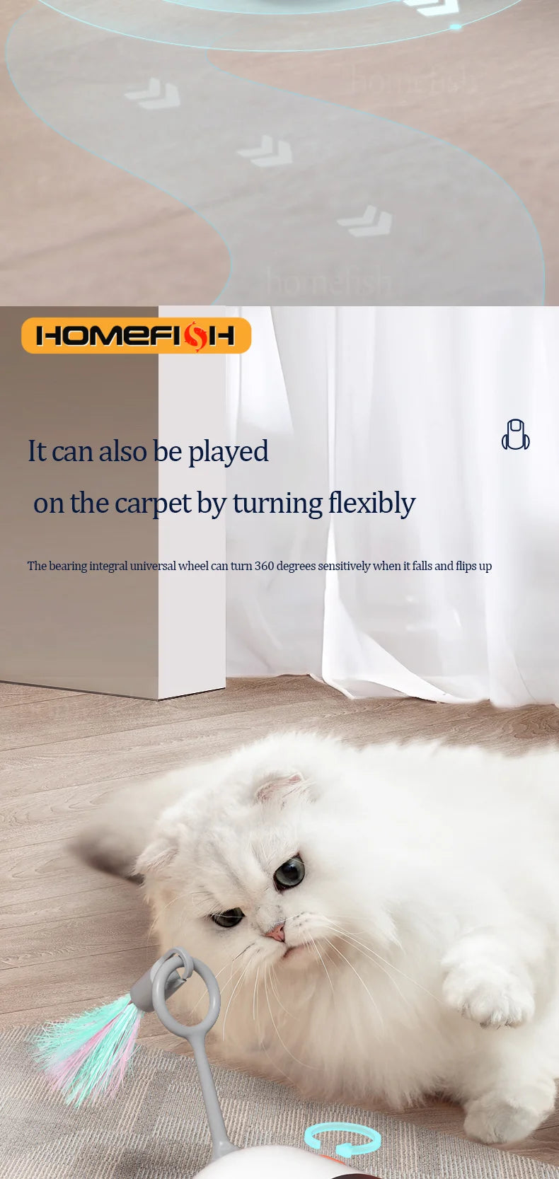 Interactive Remote-Controlled Cat Toy Car