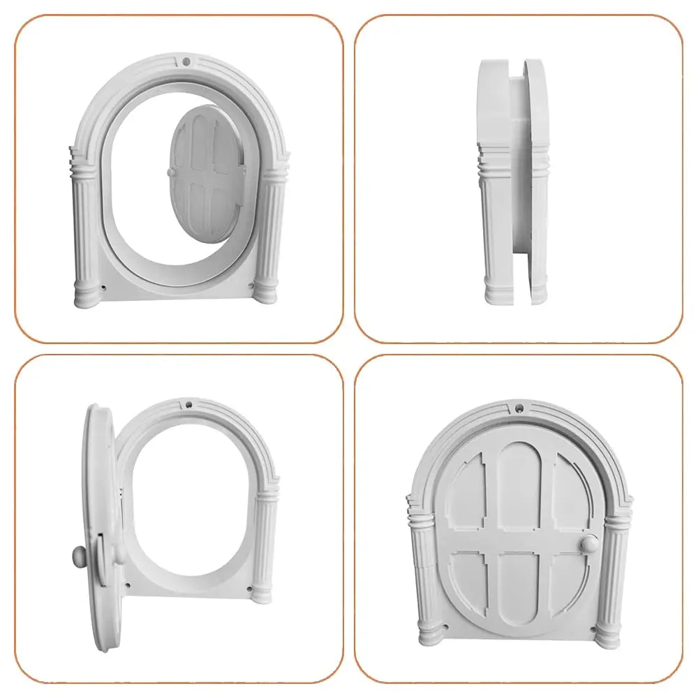 Durable ABS Pet Door for Cats and Small Dogs