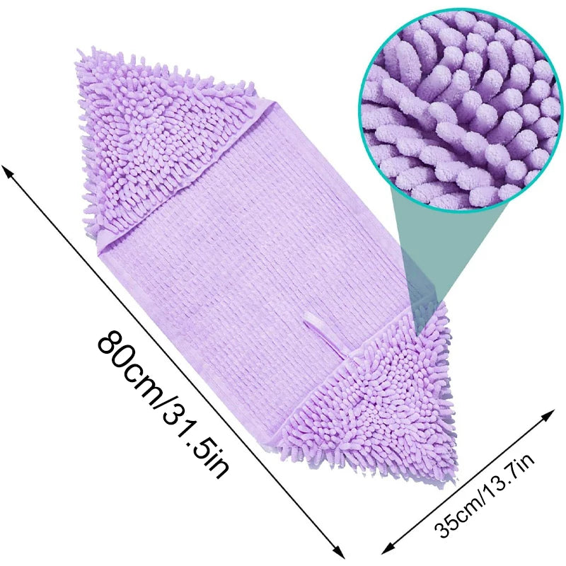 Ultra-Absorbent Chenille Pet Bath Towel with Massage Effect
