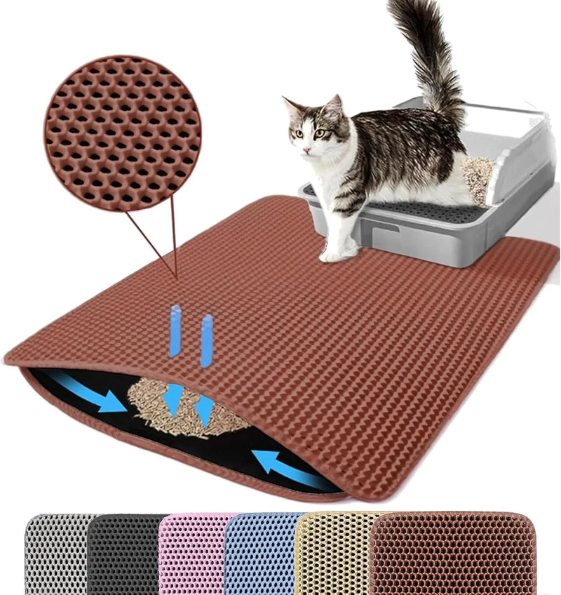 Doppelschichtiger Katzenstreu-Matte
