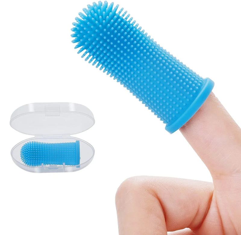 Brosse à dents pour doigts en silicone doux