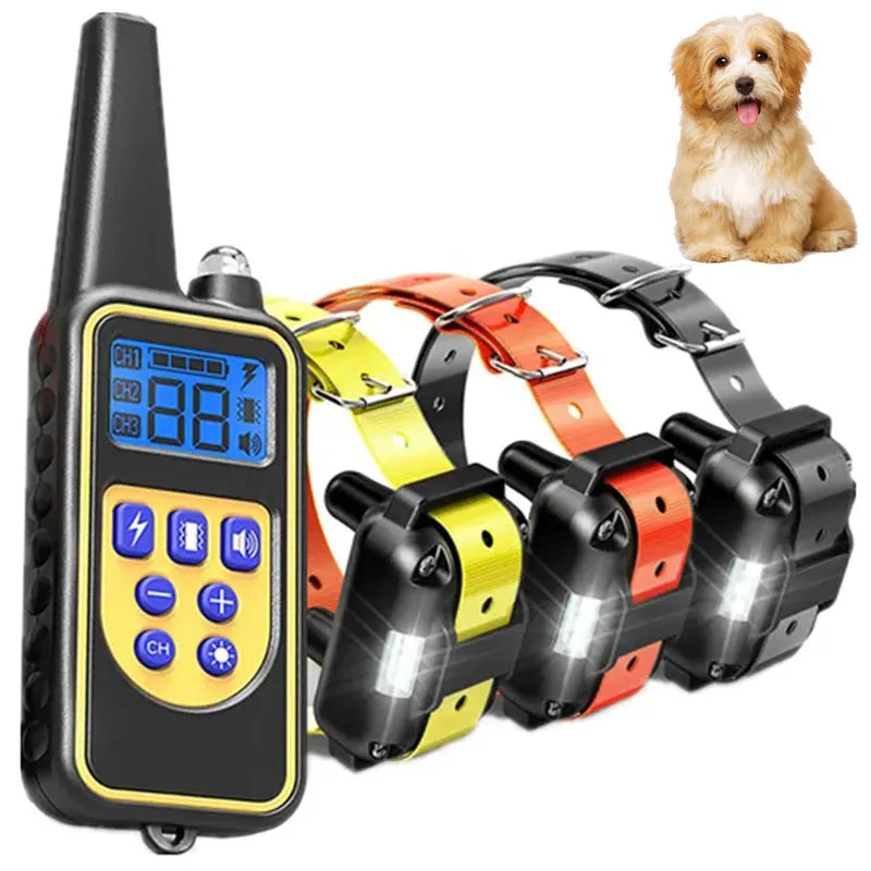 Waterproof Remote Dog Training Collar with Rechargeable Battery