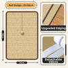 Sisal cat scratching board with a play ball featuring upgraded edging and detachable velcro