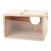 Natural Wood Bird Nesting Box with Viewing Window