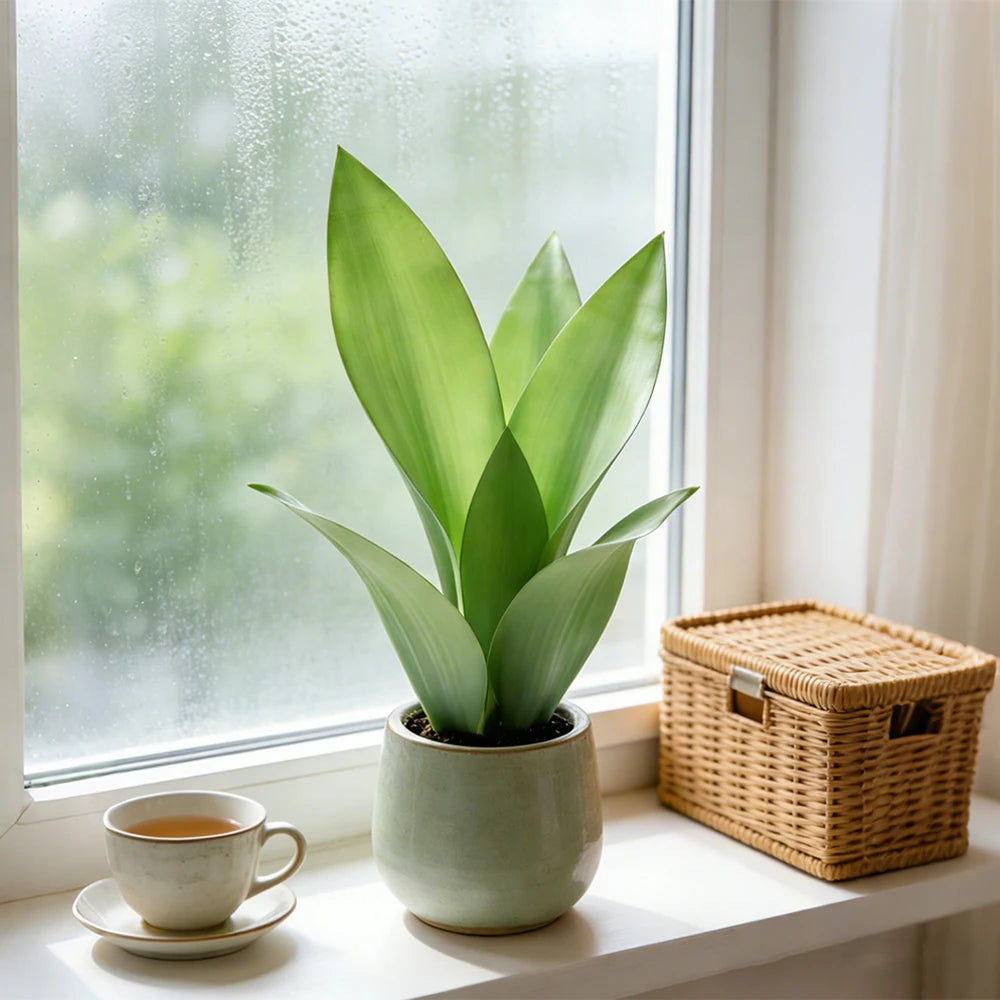 Artificial Snake Plant Decorative Faux Sansevieria