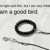 Elastic Parrot Training Leash with Metal Buckle