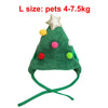 Christmas Pet Hat and Bandana Set for Cats and Small Dogs