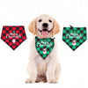 Christmas Triangle Dog Bandana Scarf with Adjustable Fit