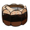 Foldable Octagonal Pet Tent with Breathable Mesh - Portable Outdoor Dog & Cat Shelter