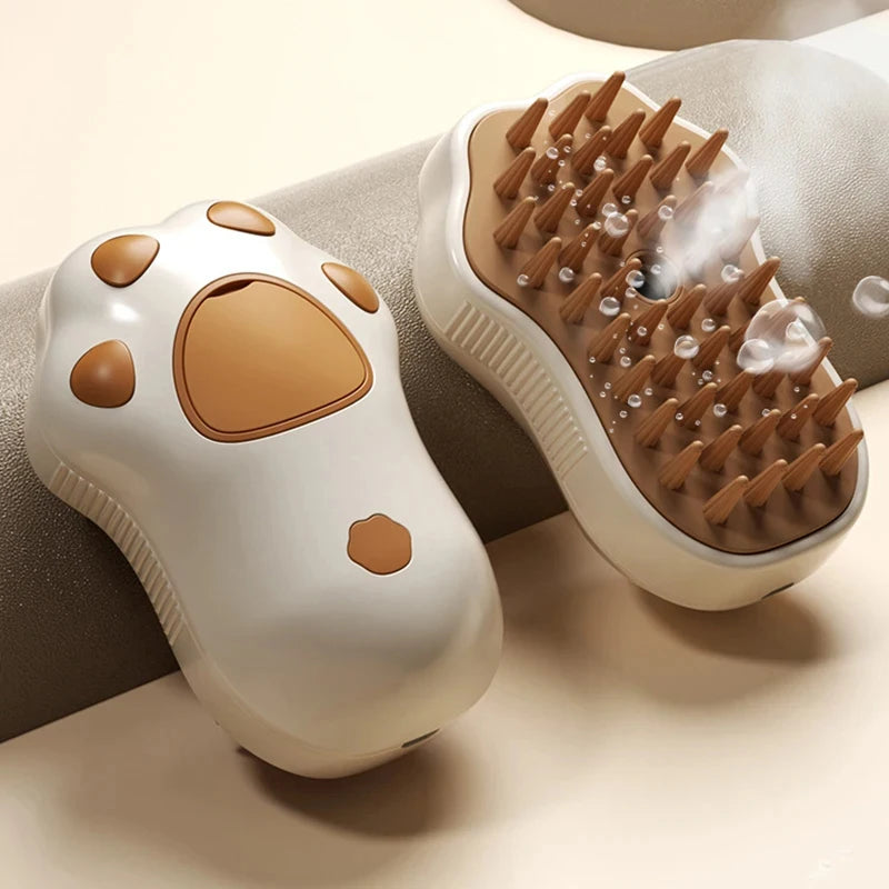 3-in-1 Steam Pet Grooming Brush