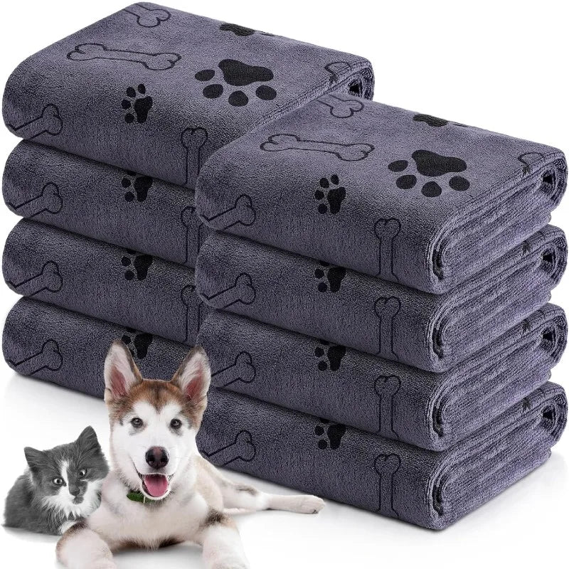 Serviette en microfibre à séchage rapide pour chien