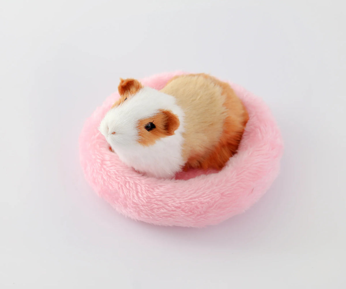 Plush Cozy Nest Bed for Small Pets