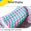 Striped Cotton Dog Recovery Suit for Post-Surgery Protection