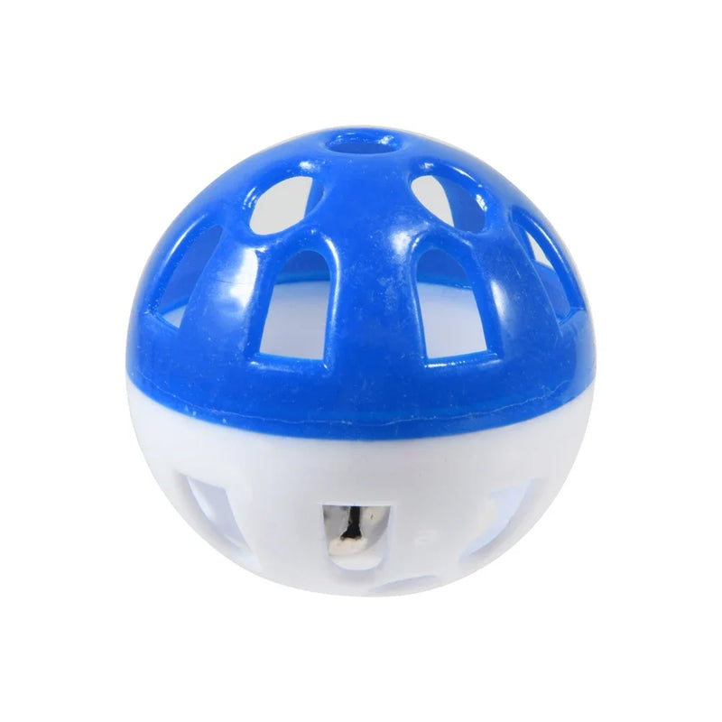 10pc Colorful Hollow Rolling Bell Ball Parrot Toy