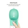 Portable Leakproof Dog Water Bottle with Built-In Drinking Bowl